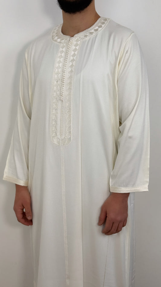 Long Sleeve Thobe Moroccan Kaftan