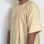 Thobe Shiny Everyday Simple- Men’s djellaba, Jubbah, Islamic Thobe, kandora, Kaftan