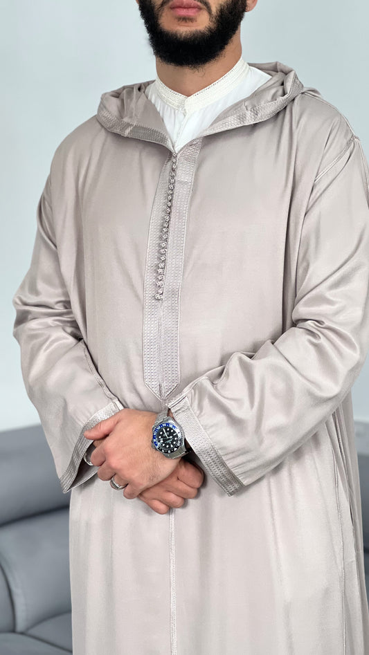 Hooded Gabardine  Moroccan thobe