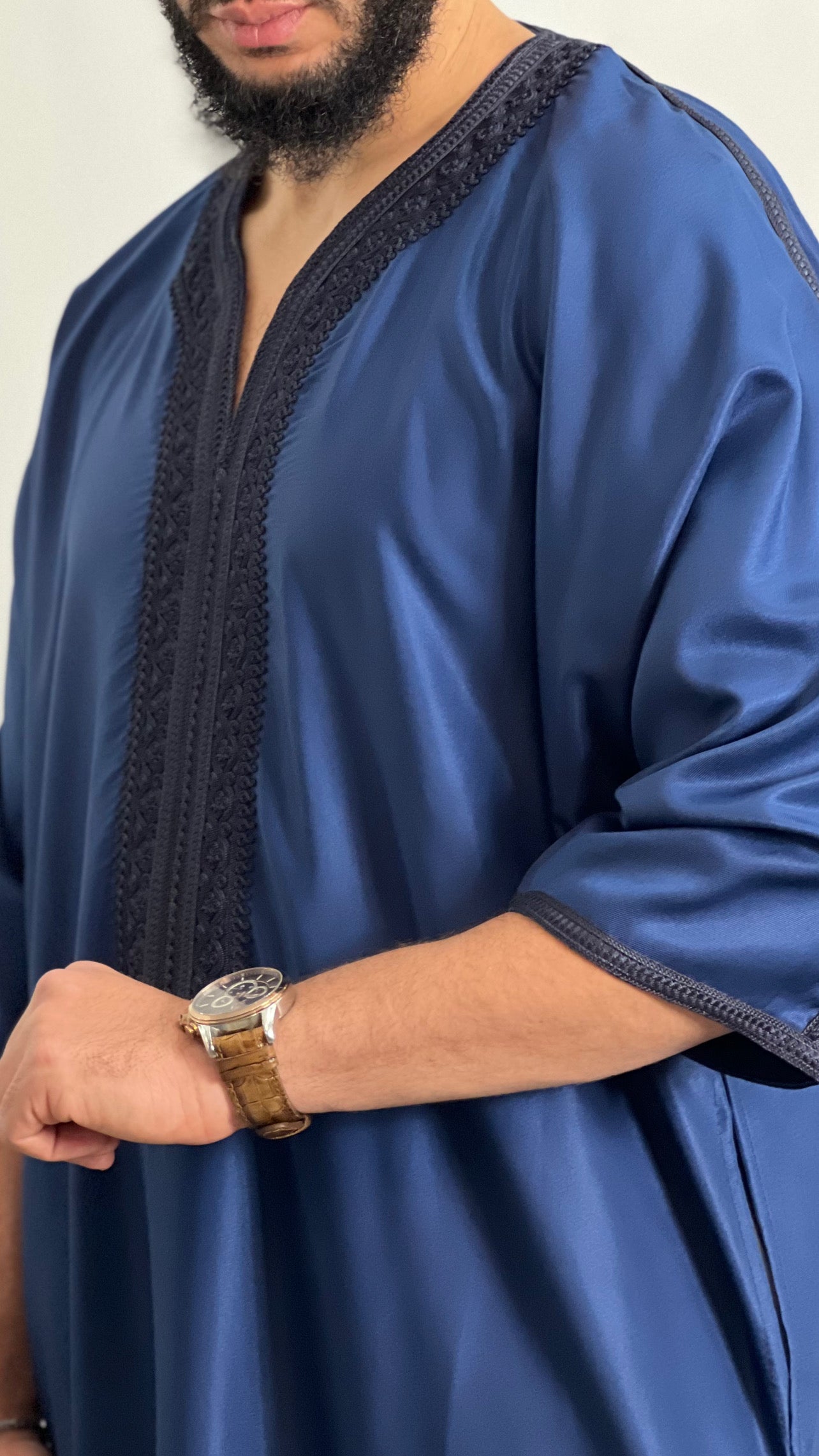 تطريز الثوب الاسلامي المغربي التقليدي