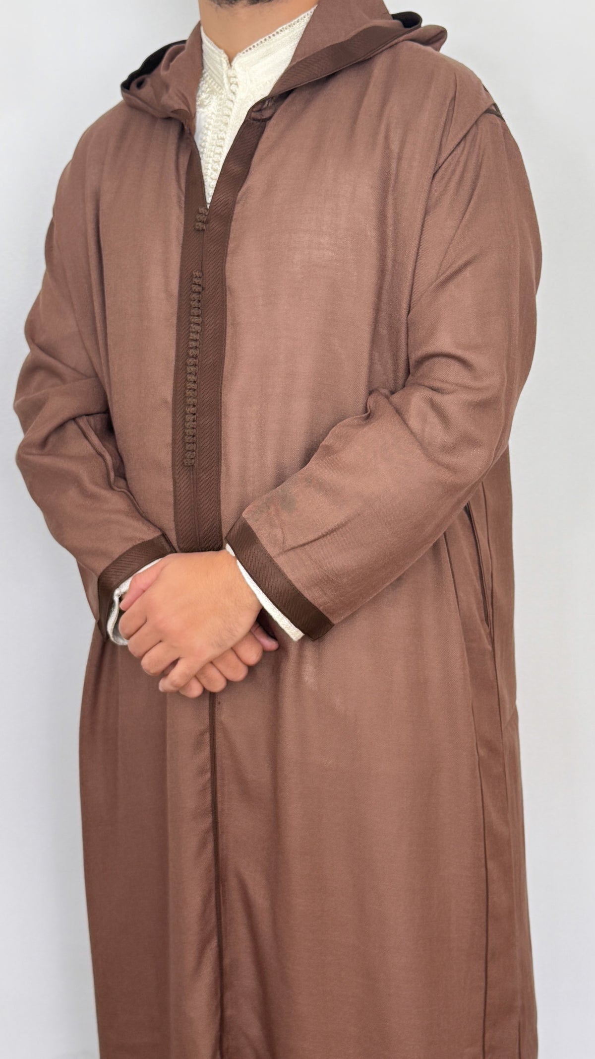Hooded Djellaba Moroccan Linen