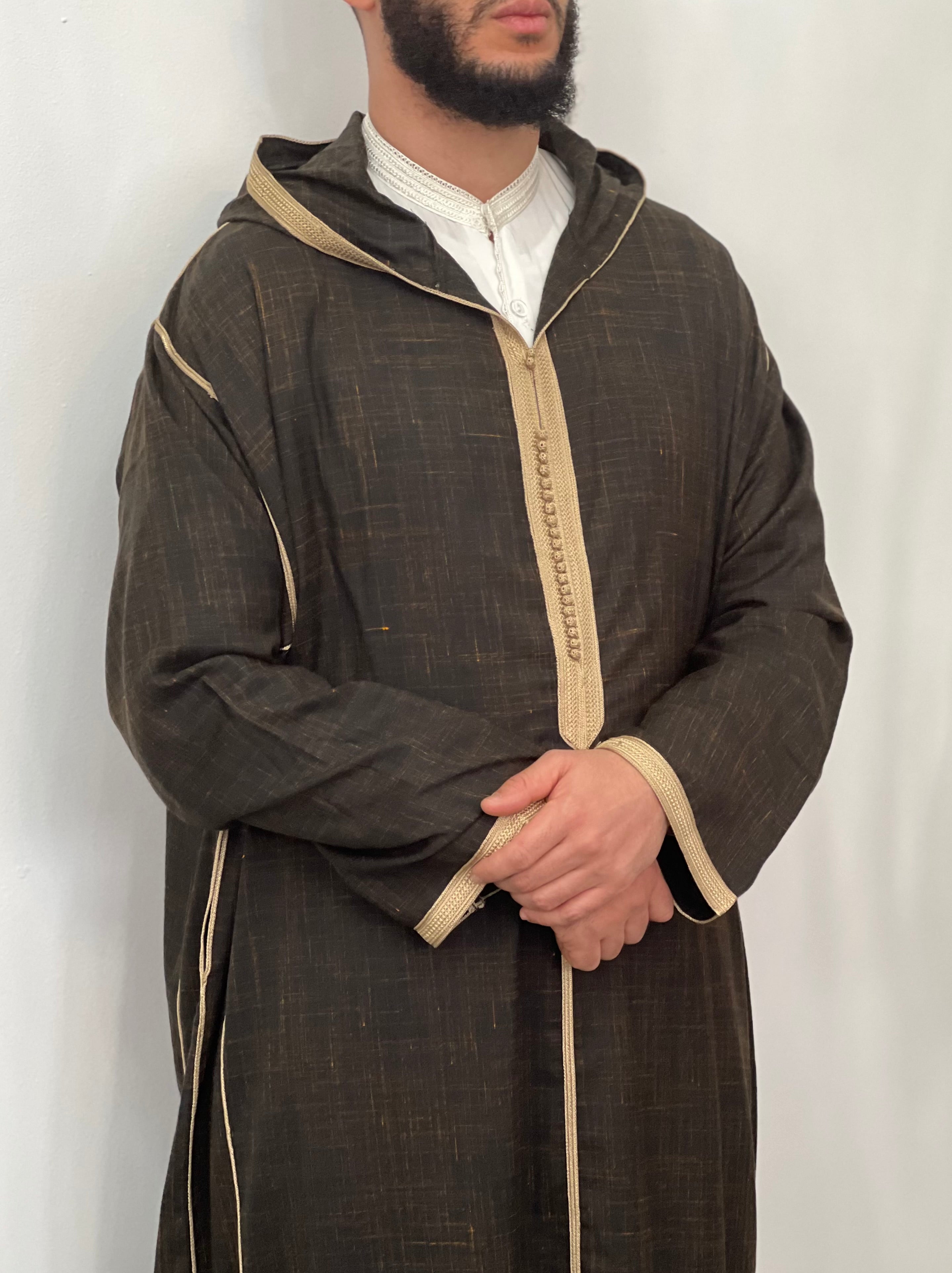 Moroccan hooded djellaba sale