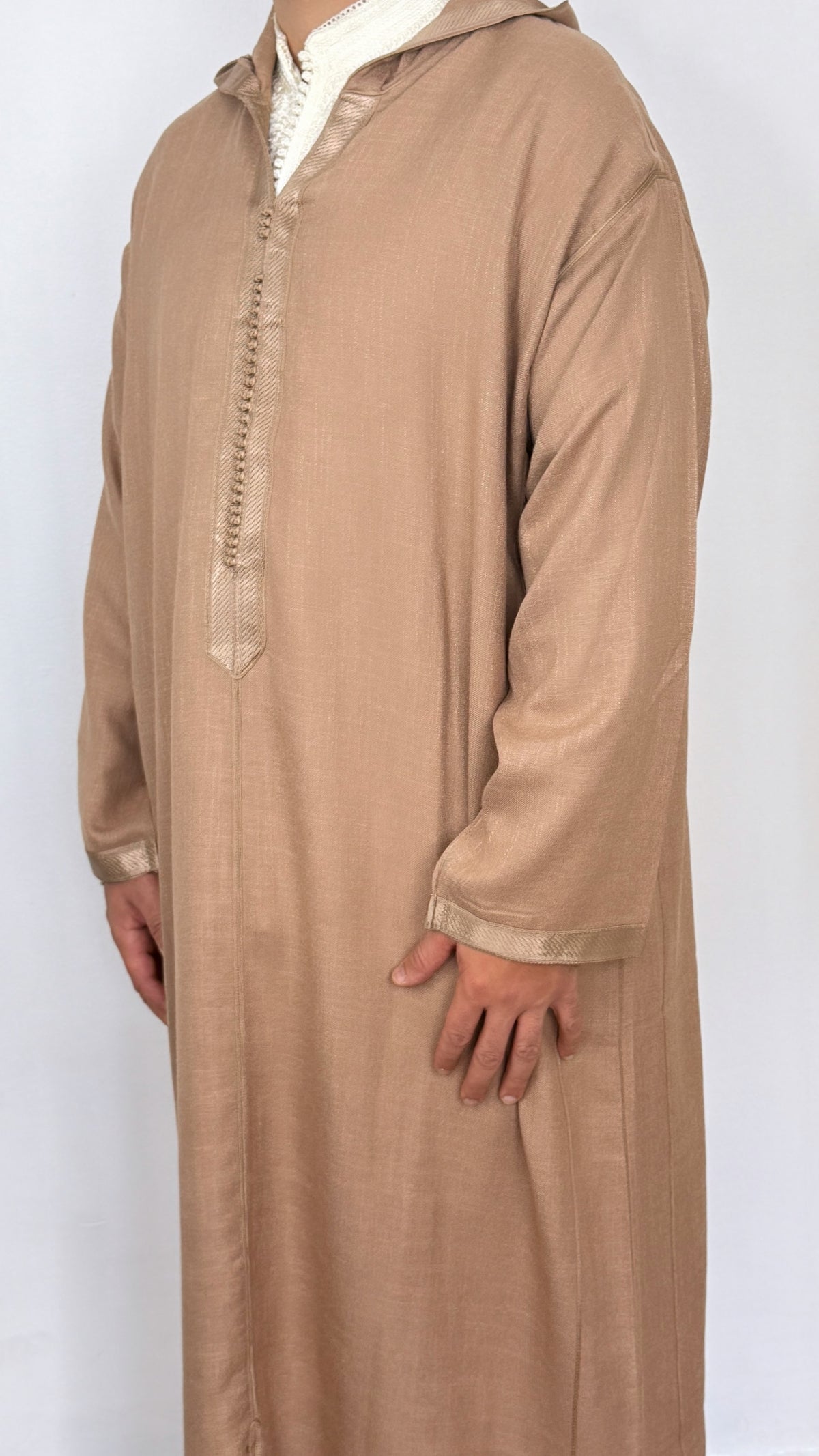 Hooded Djellaba Moroccan Linen