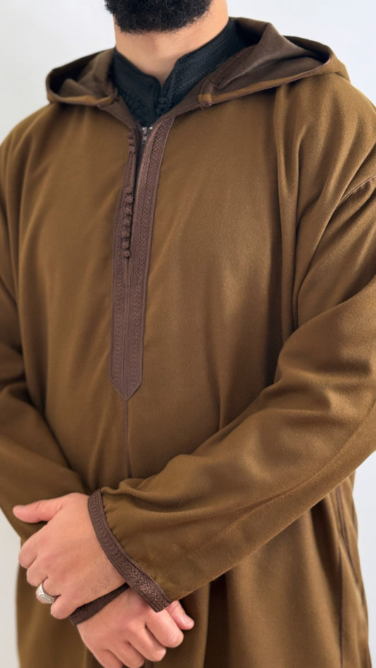 Winter Moroccan Hooded Jubbah Djellaba
