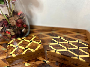 Wooden jewellery box- AUTHENTIC wood handmade Eid Gift