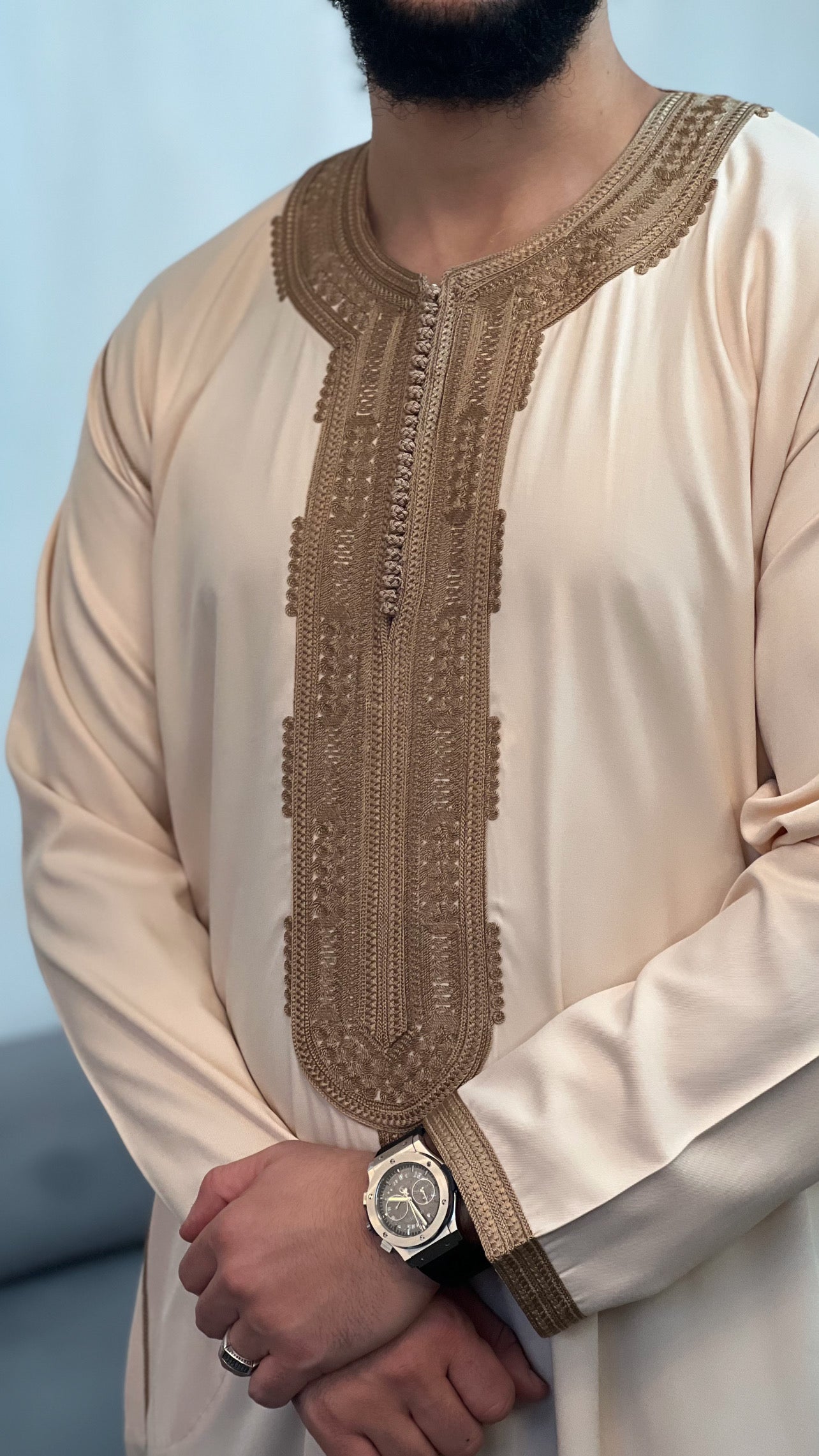 Kaftan thobe long sleeve Moroccan collection 2025