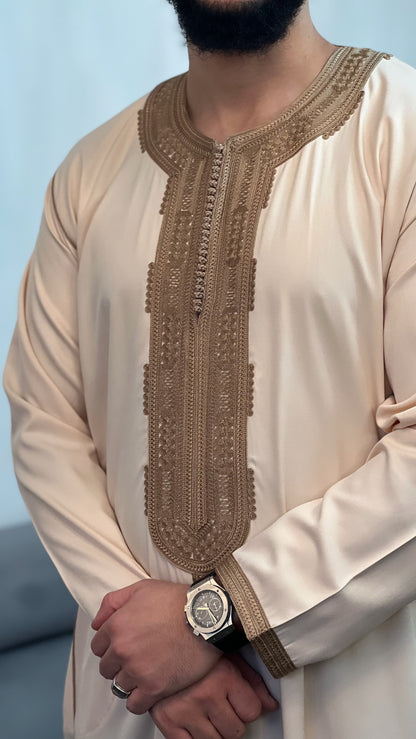 Kaftan Long Sleeve Thobe Moroccan