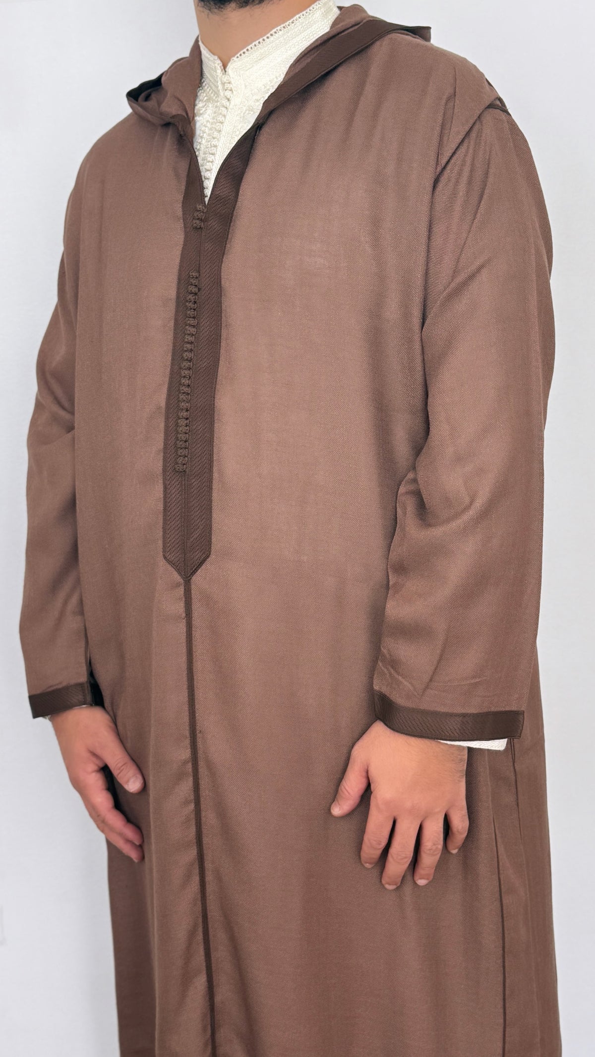 Hooded Djellaba Moroccan Linen