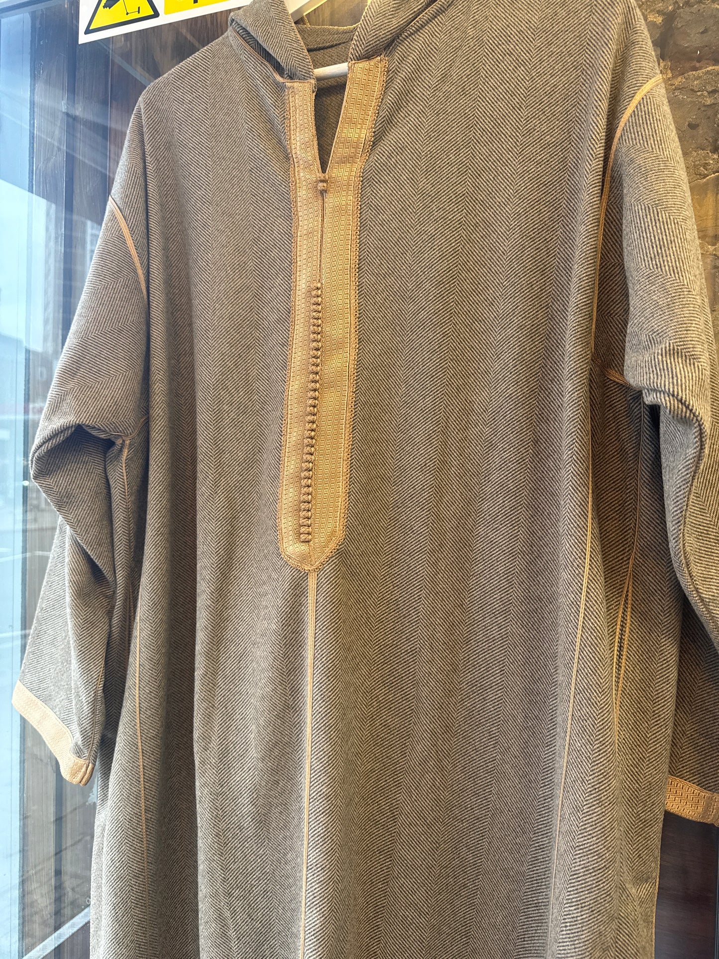 Winter Djellaba top Hooded Moroccan