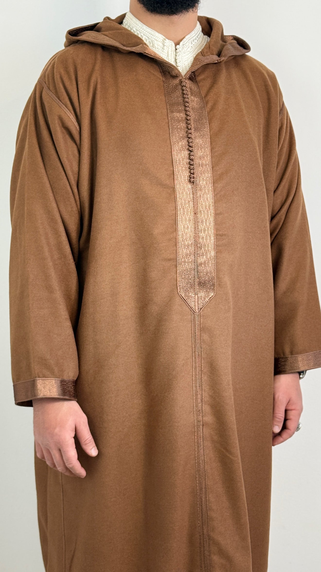 Winter Moroccan Hooded Djellaba Jubbah Melifa Premium