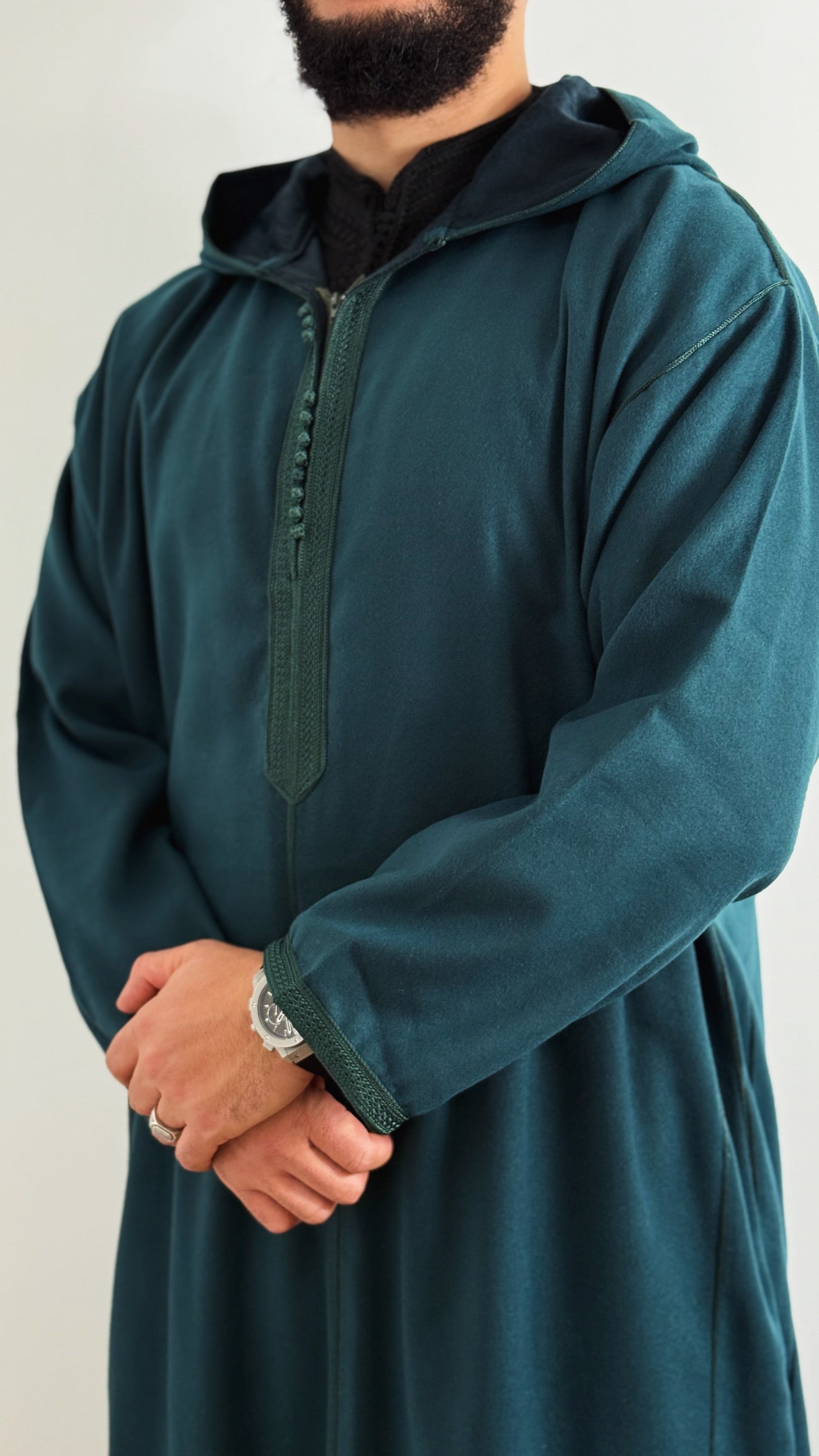 Winter Moroccan Hooded Djellaba Jubbah