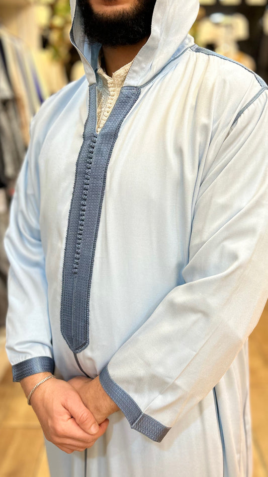 Hooded premium Gabardine Moroccan Jelaba