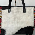 Tote bag Shoulder bag - Cow Fur Leather