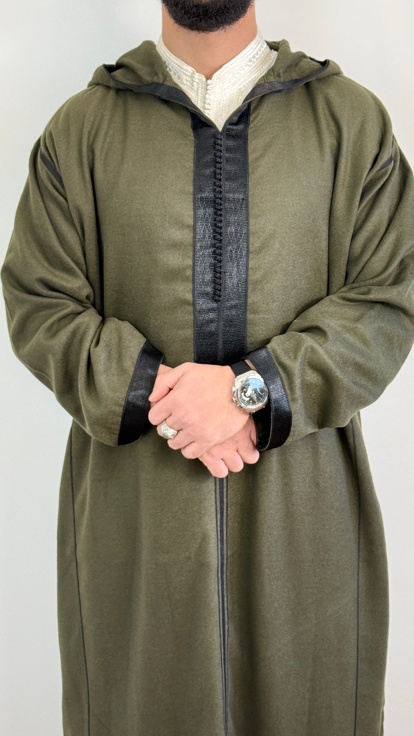 Winter Moroccan Hooded Djellaba Jubbah Melifa Premium