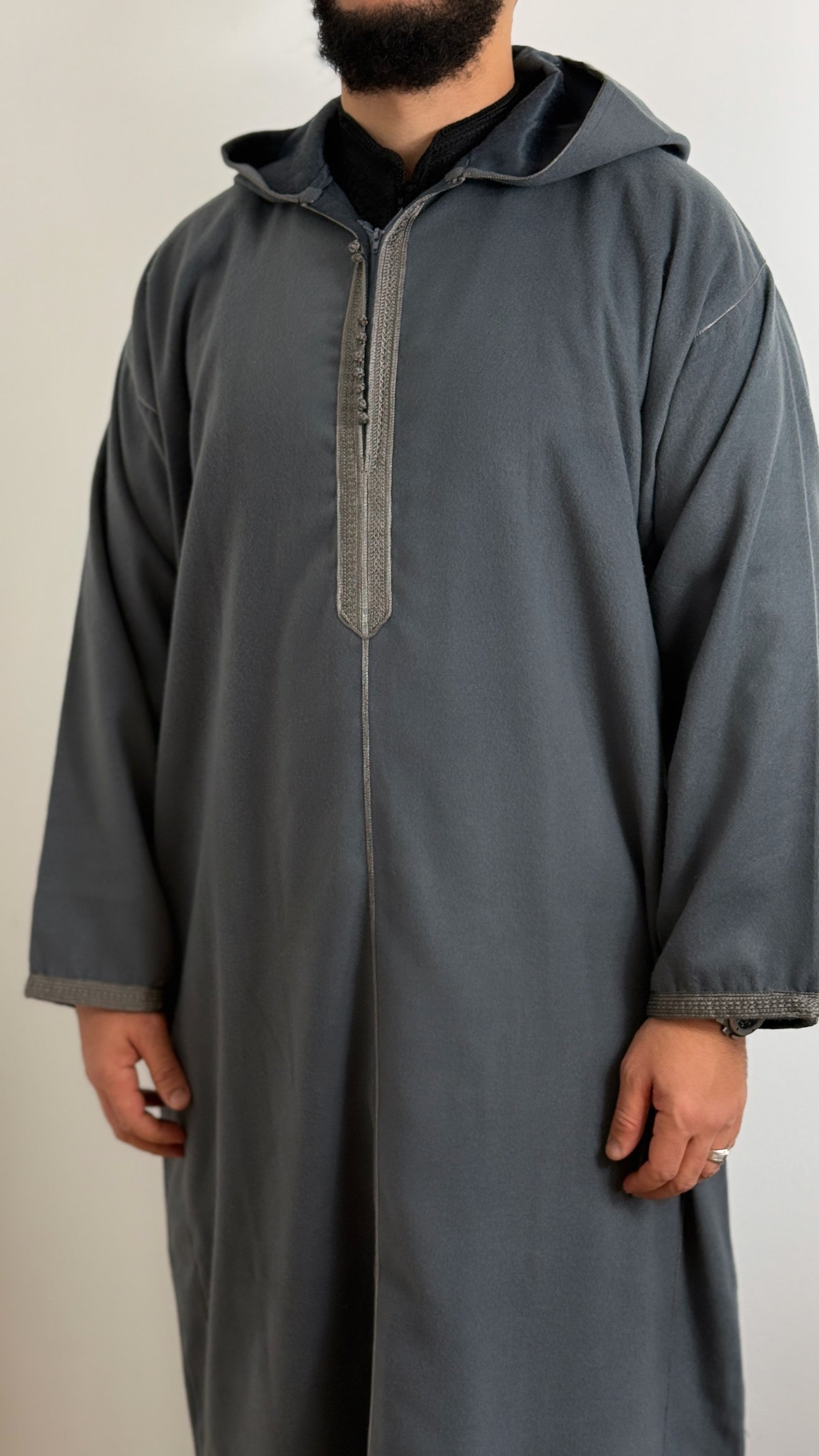 Winter Moroccan Hooded Djellaba Jubbah