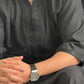 Mens Linen crep Moroccan thobe