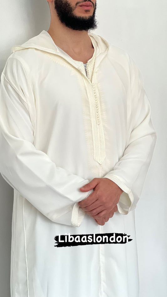 Nikkah Hooded thobe djellaba see through Nikah