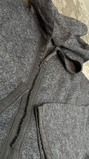 Hooded Premium winter Hooded djellaba Grey