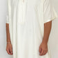 Linen blend Thobe Moroccan