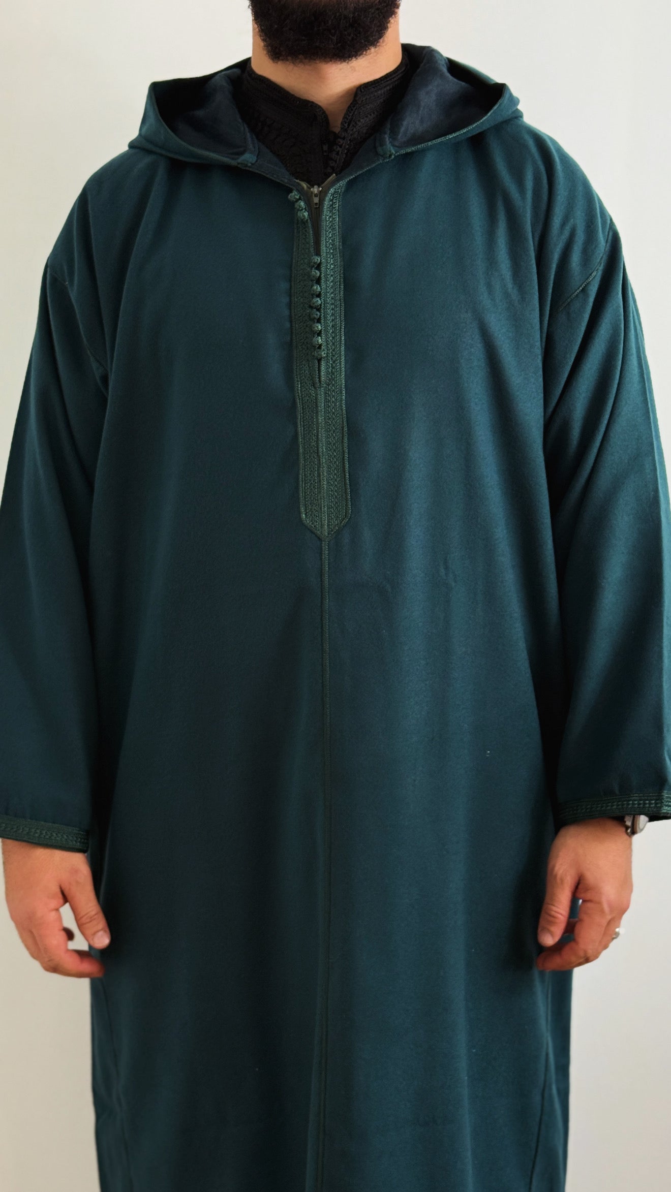 Winter Moroccan Hooded Djellaba Jubbah