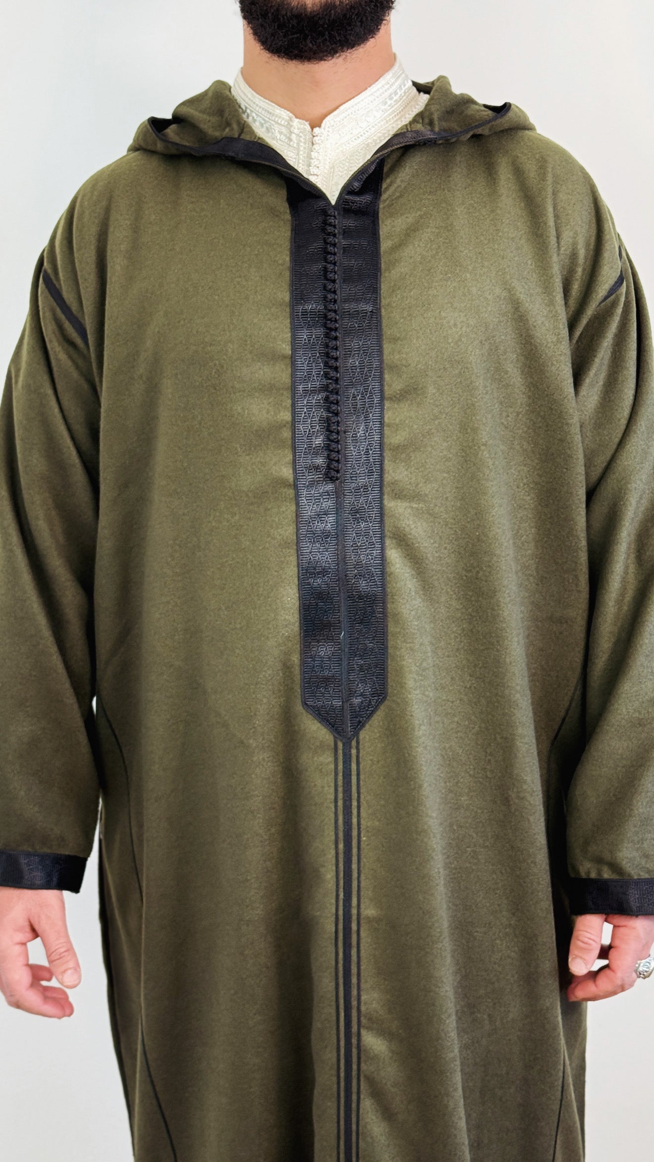 Winter Moroccan Hooded Djellaba Jubbah Melifa Premium