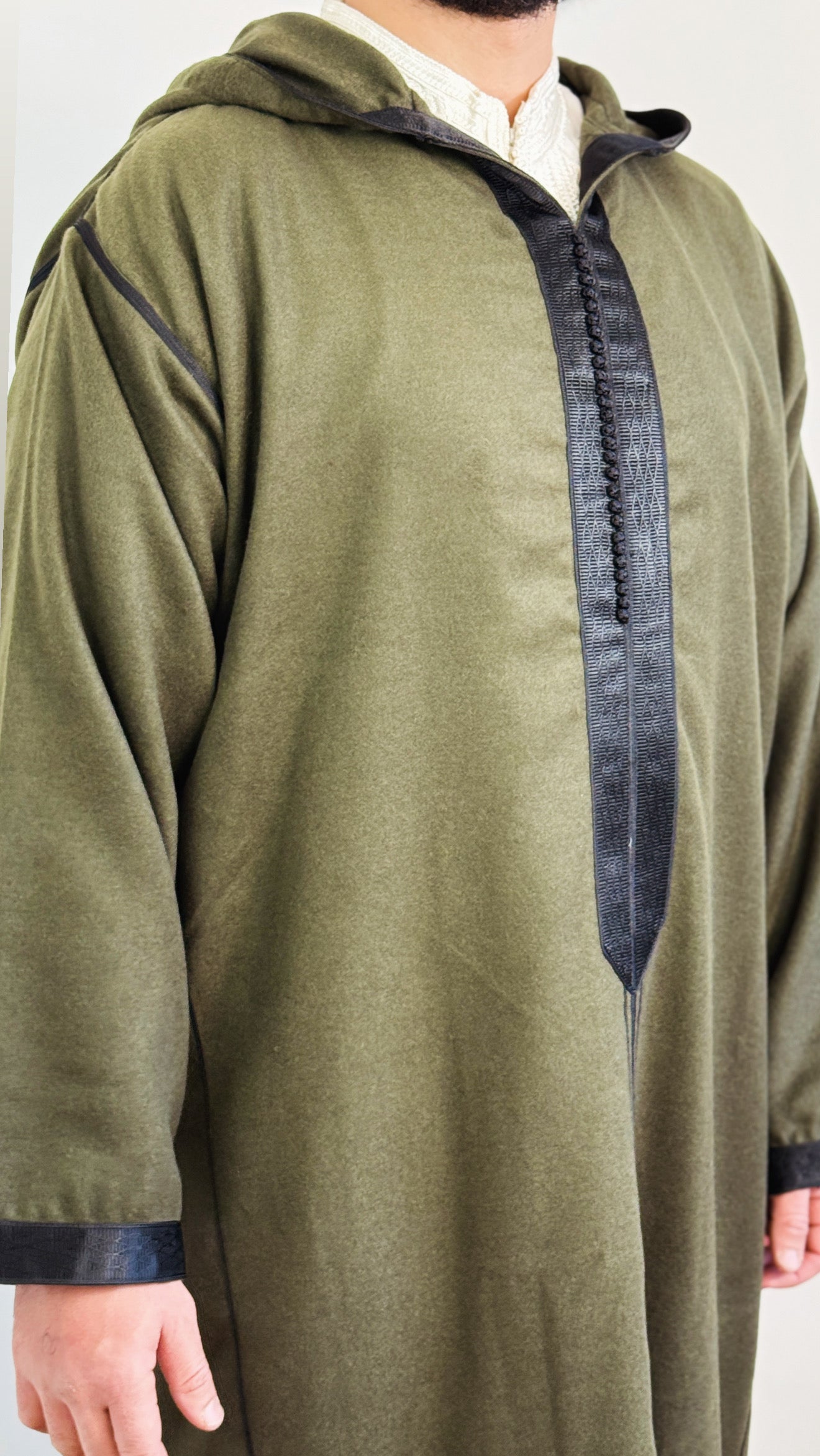 Winter Moroccan Hooded Djellaba Jubbah Melifa Premium