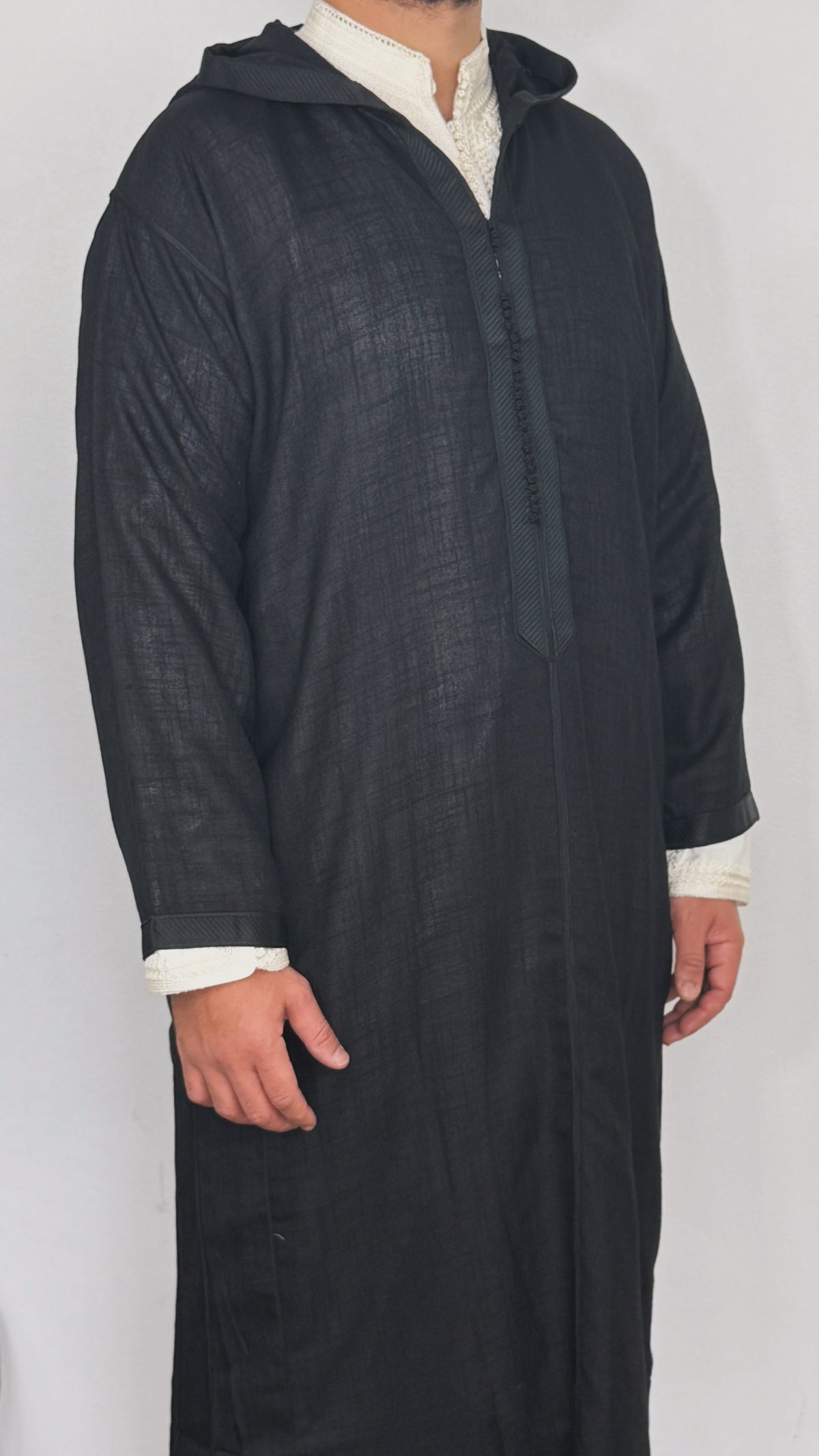 Hooded Djellaba Moroccan Linen