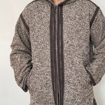 Moroccan coat wool kashaba winter Morocco jacket