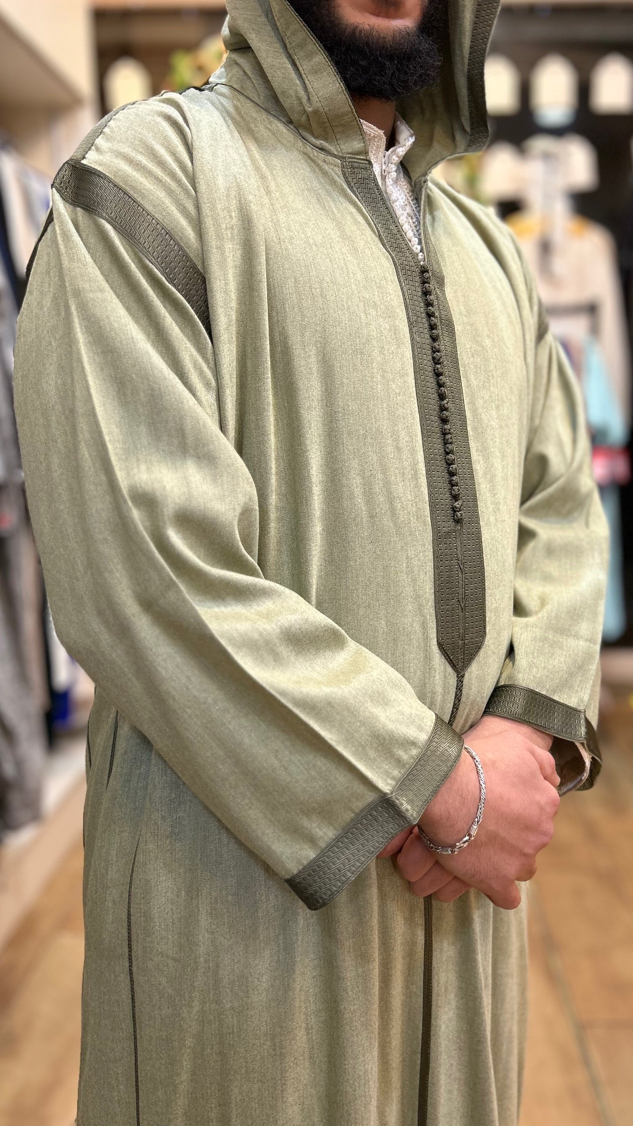 Hooded premium Mlifa Moroccan Jelaba