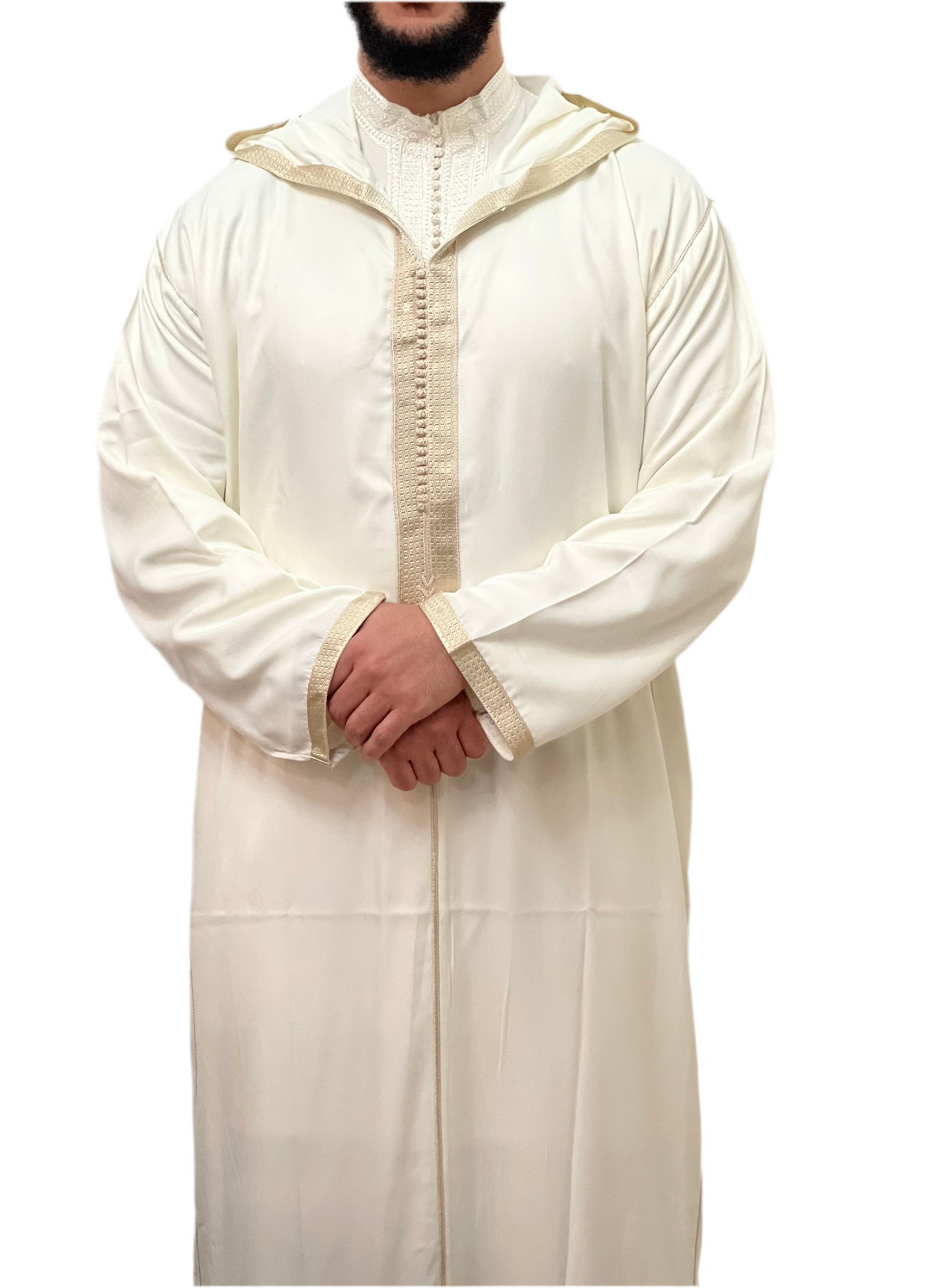 Hooded Gabardine Nikah Moroccan Hooded