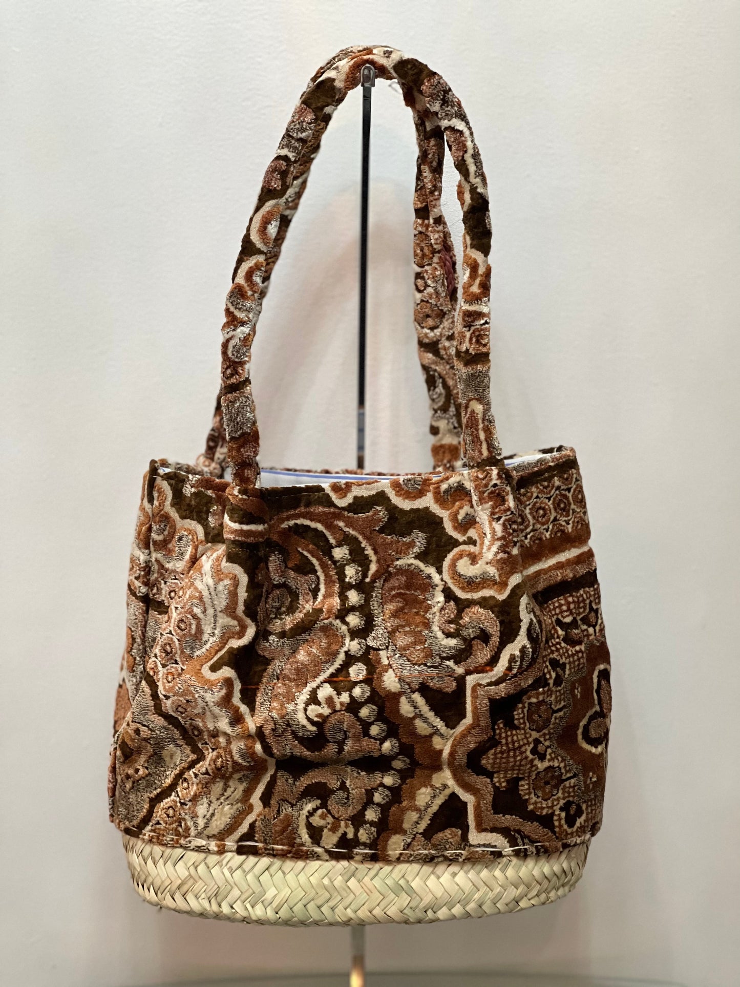 Summer Beach Bag- using recycled moroccan fabrics