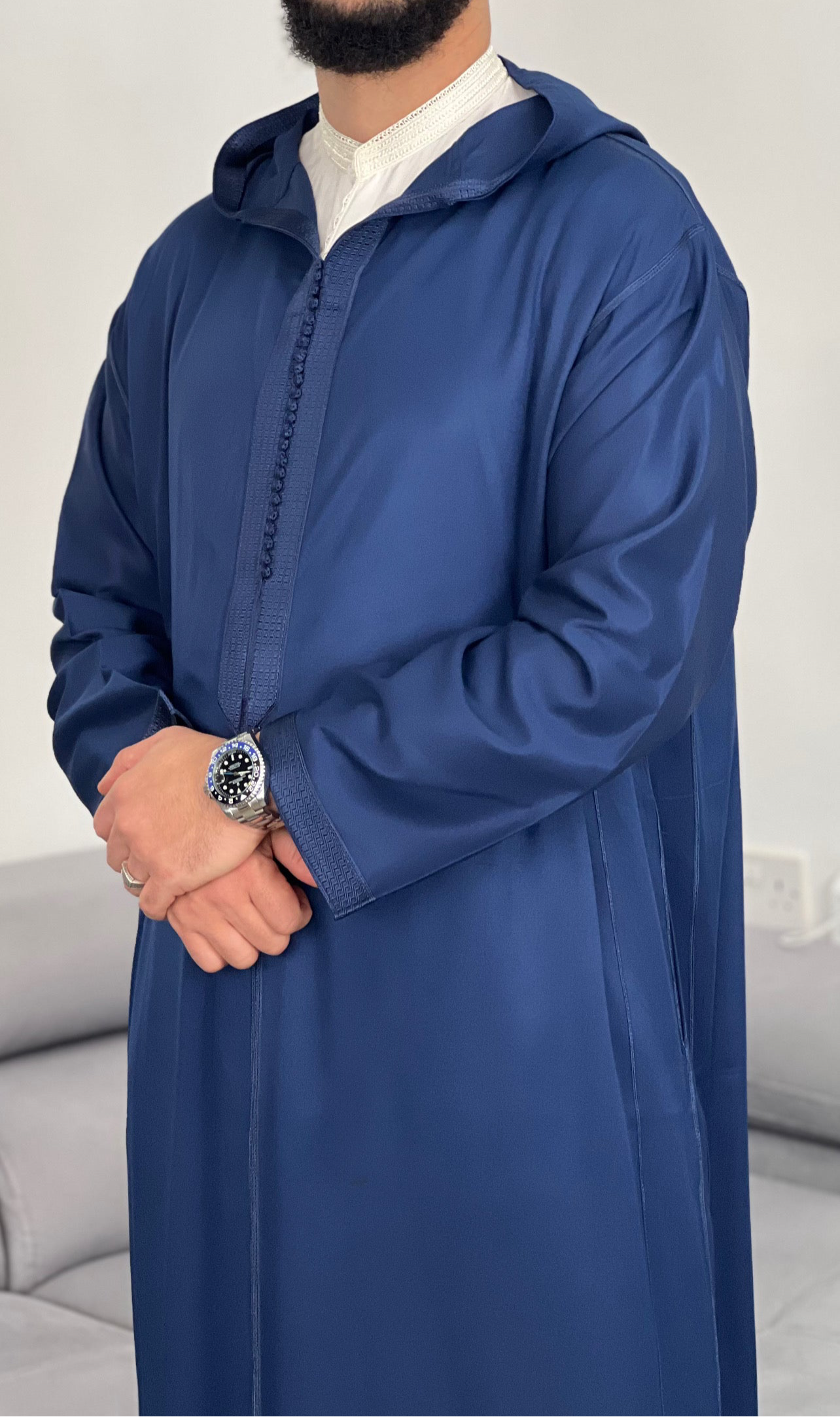 Hooded Gabardine Nikah Moroccan Hooded