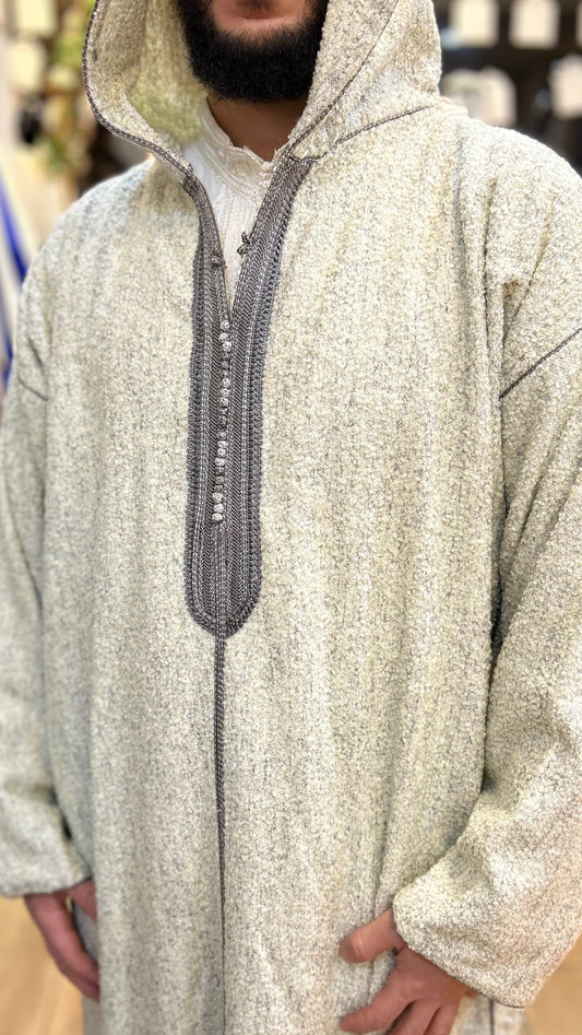 winter Djellaba Hooded wazania
