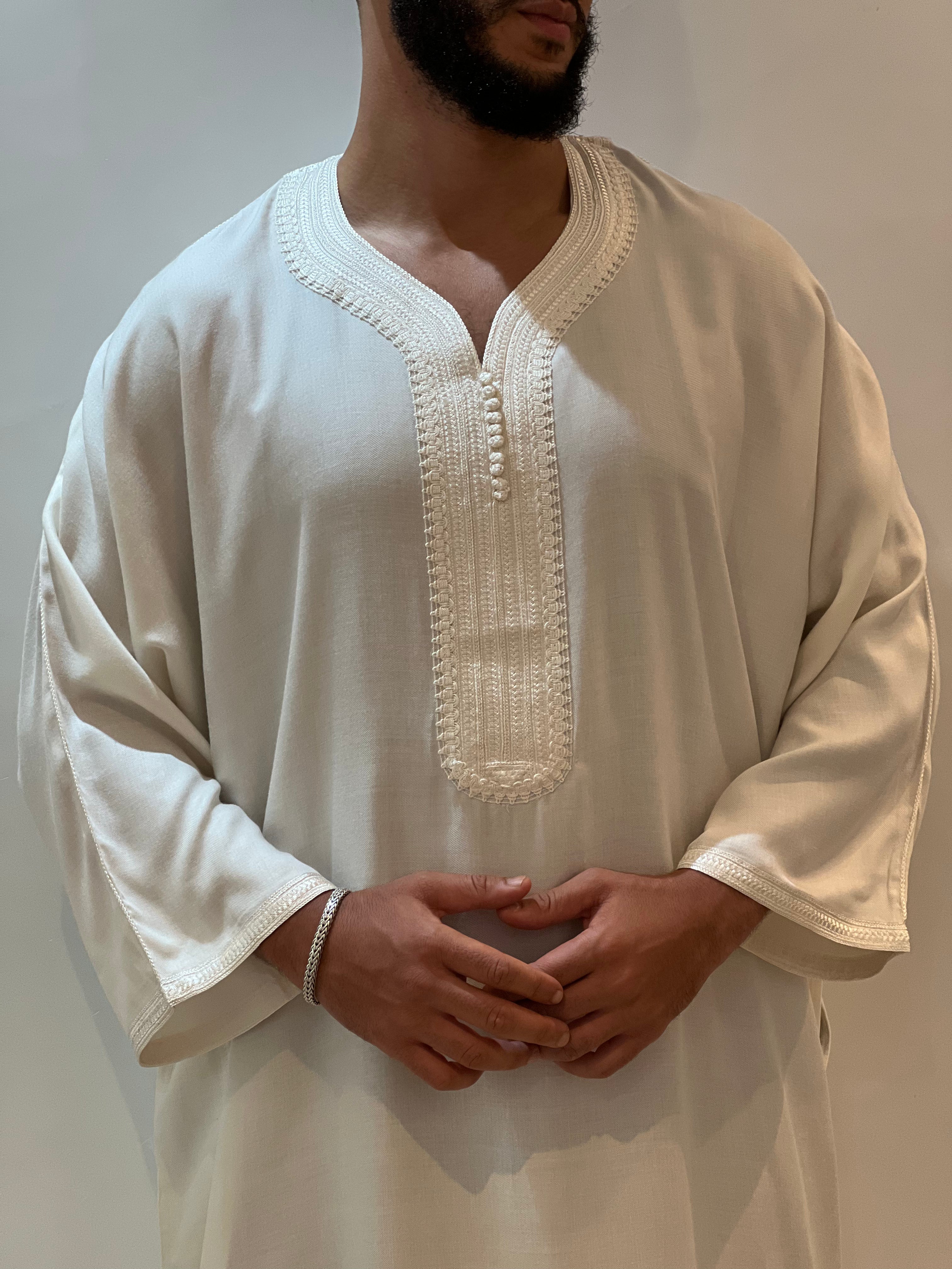 Men’s Thobe Cotton blend Islamic kandora