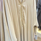 crepe fabric Moroccan djellaba detail women